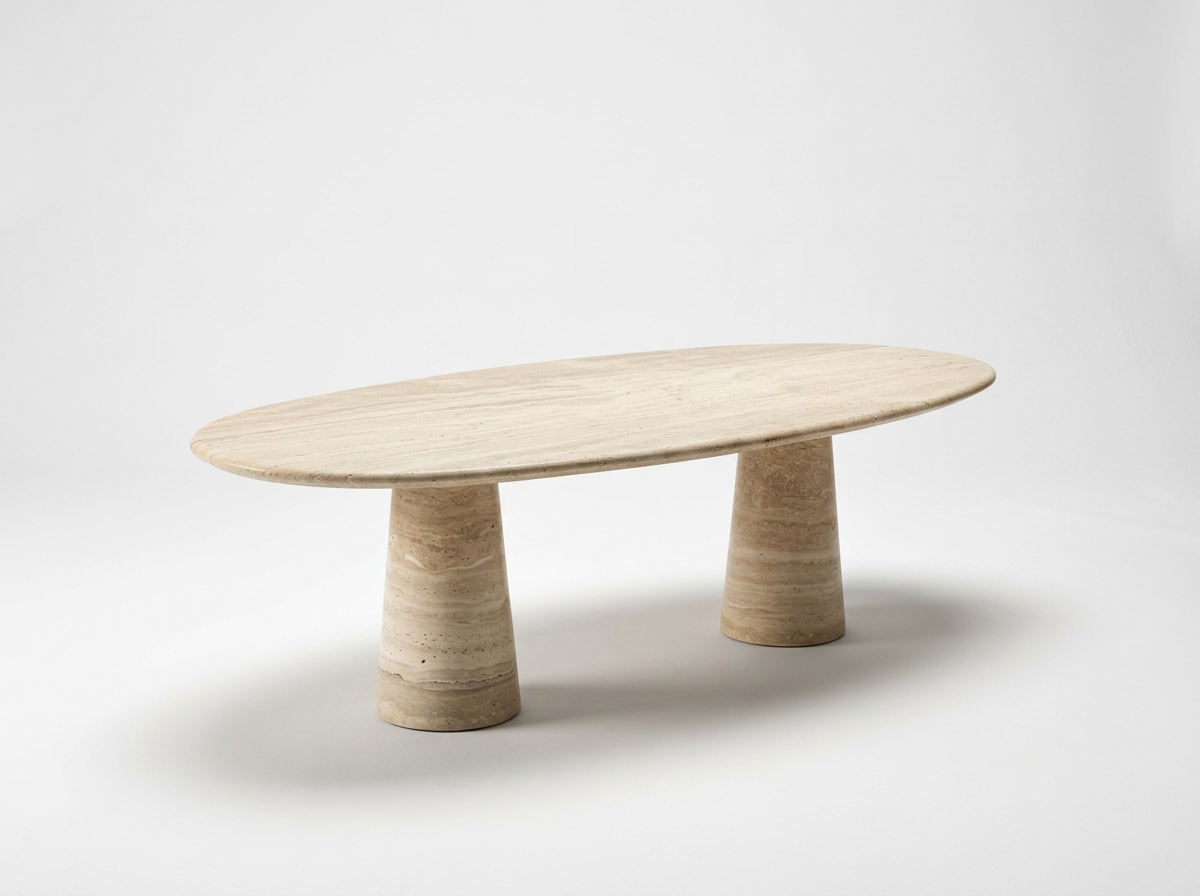 Travertine Marble Table