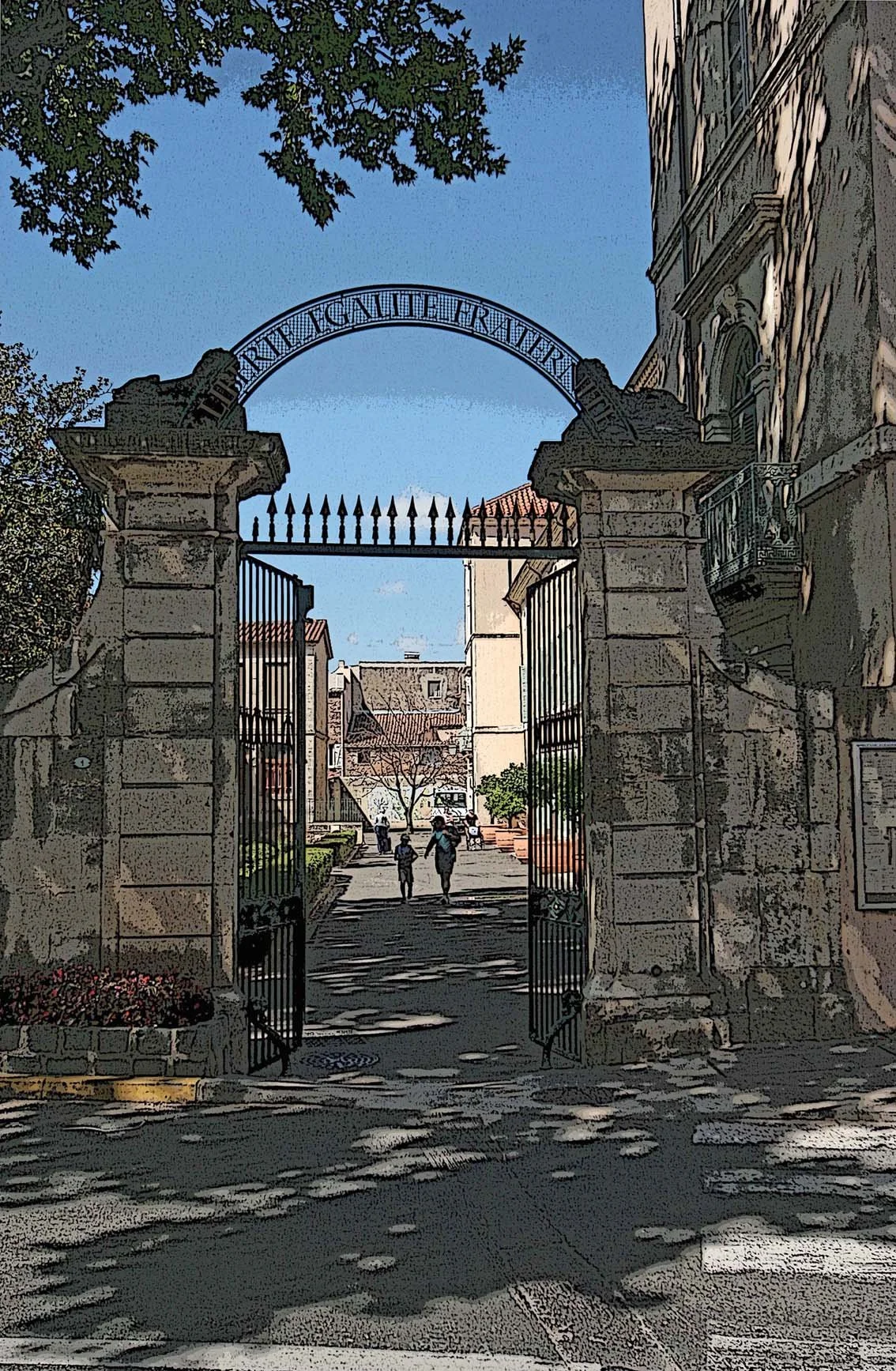 Entrée Mairie – Saint-Chinian