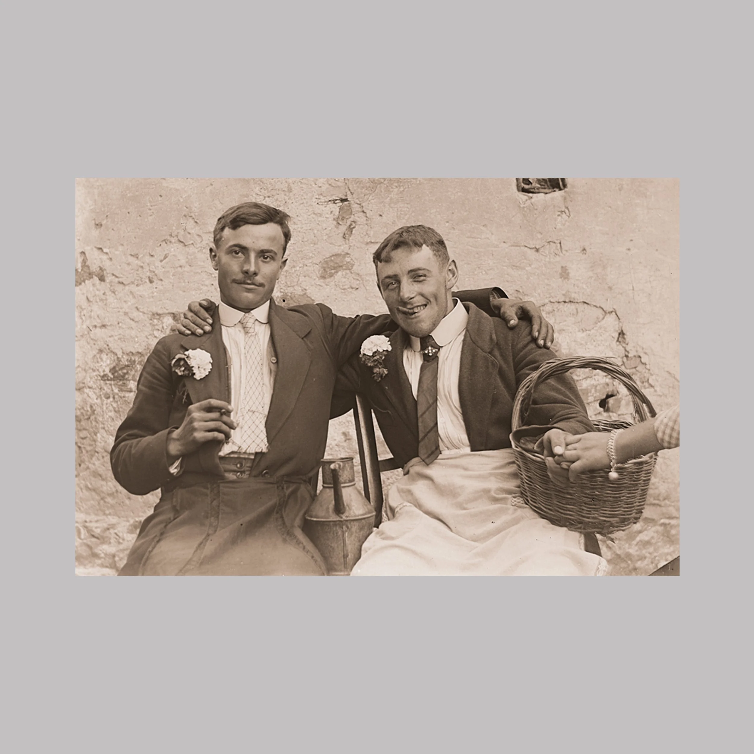 Les amis au jour de fête