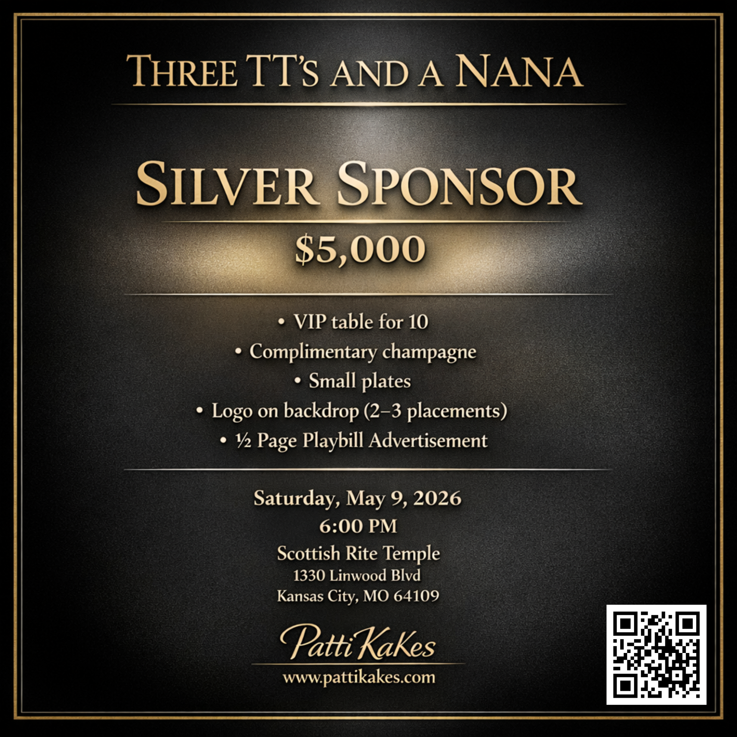SILVER SPONSOR — $5,000