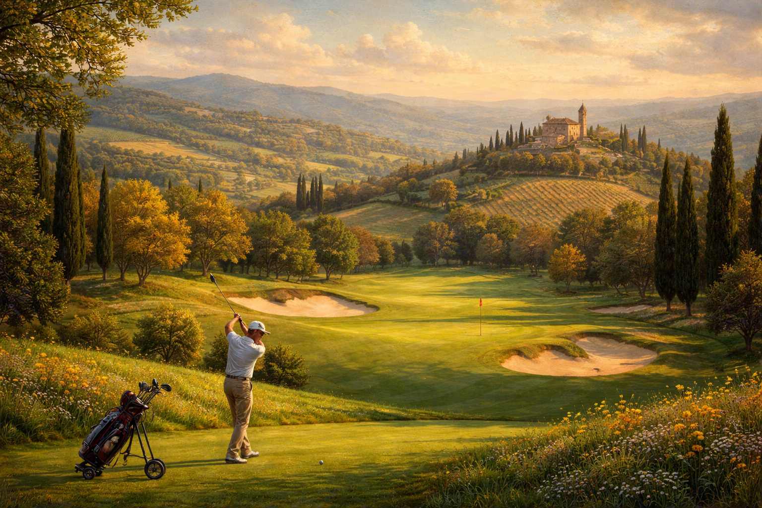 Best Golf Courses to Play on a Tuscany Golf Trip ⛳🍷