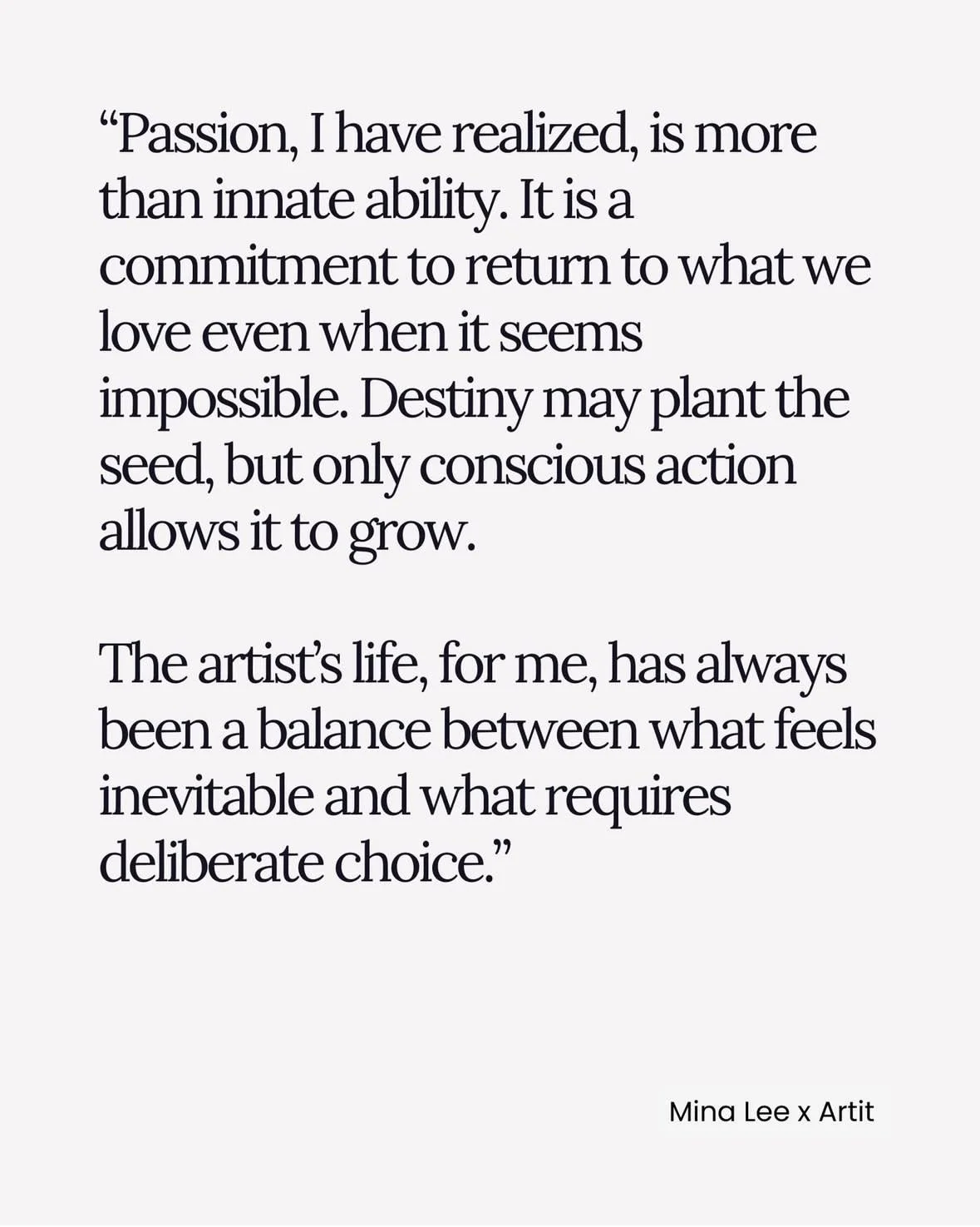 art award winner mina lee's personal story and interview on artit