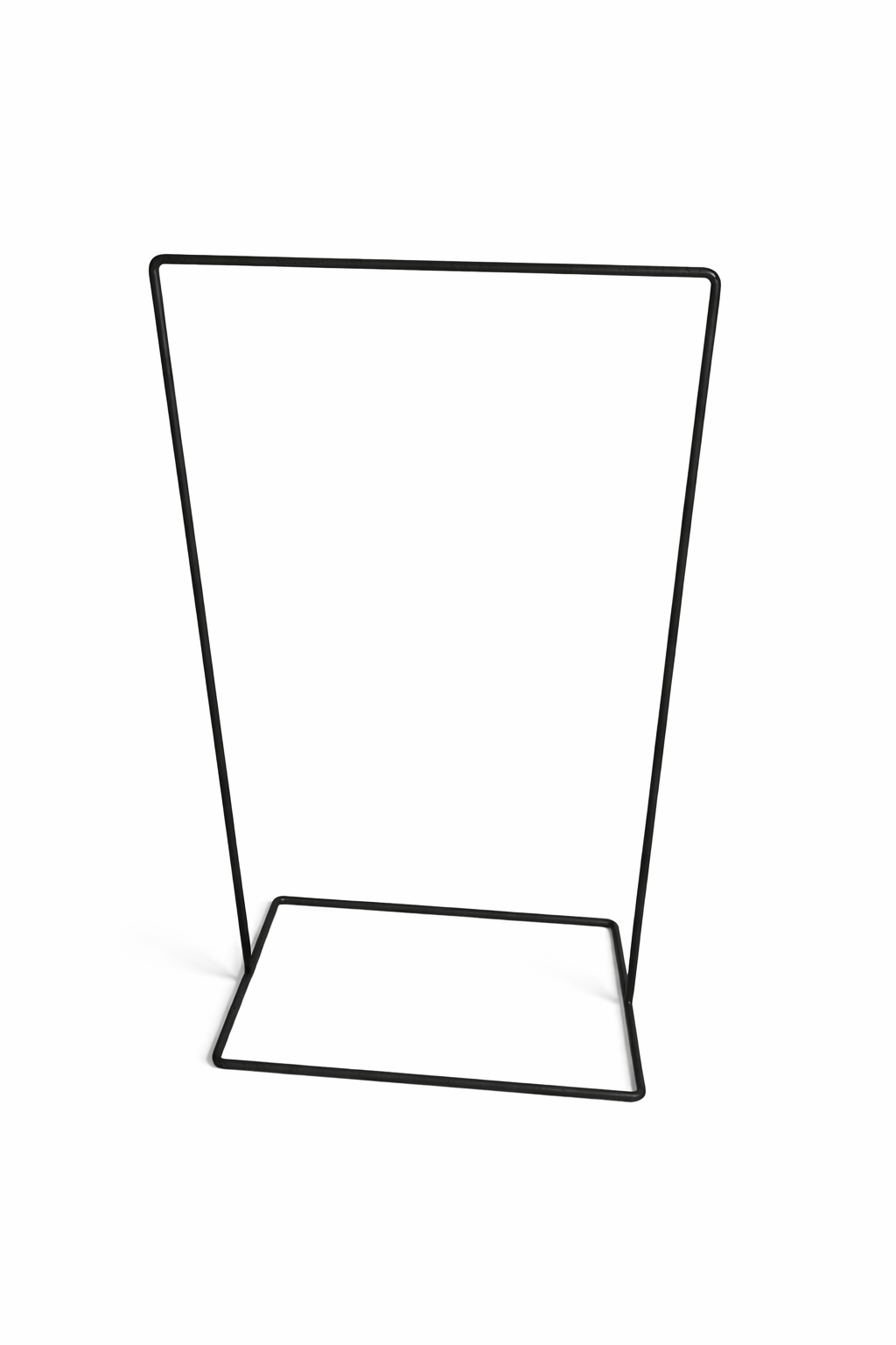 Black Signage Holder