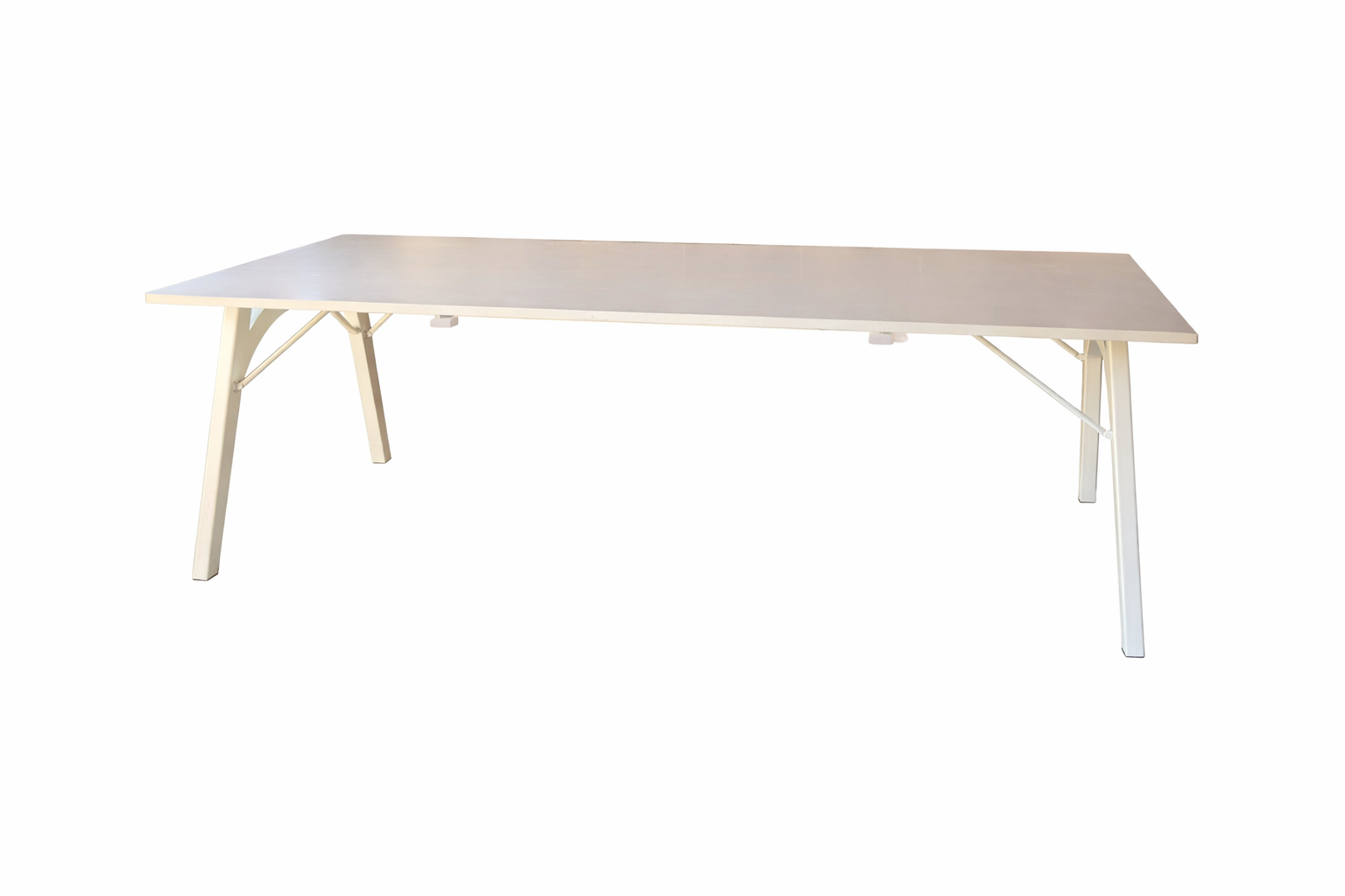 White Trestle Tables