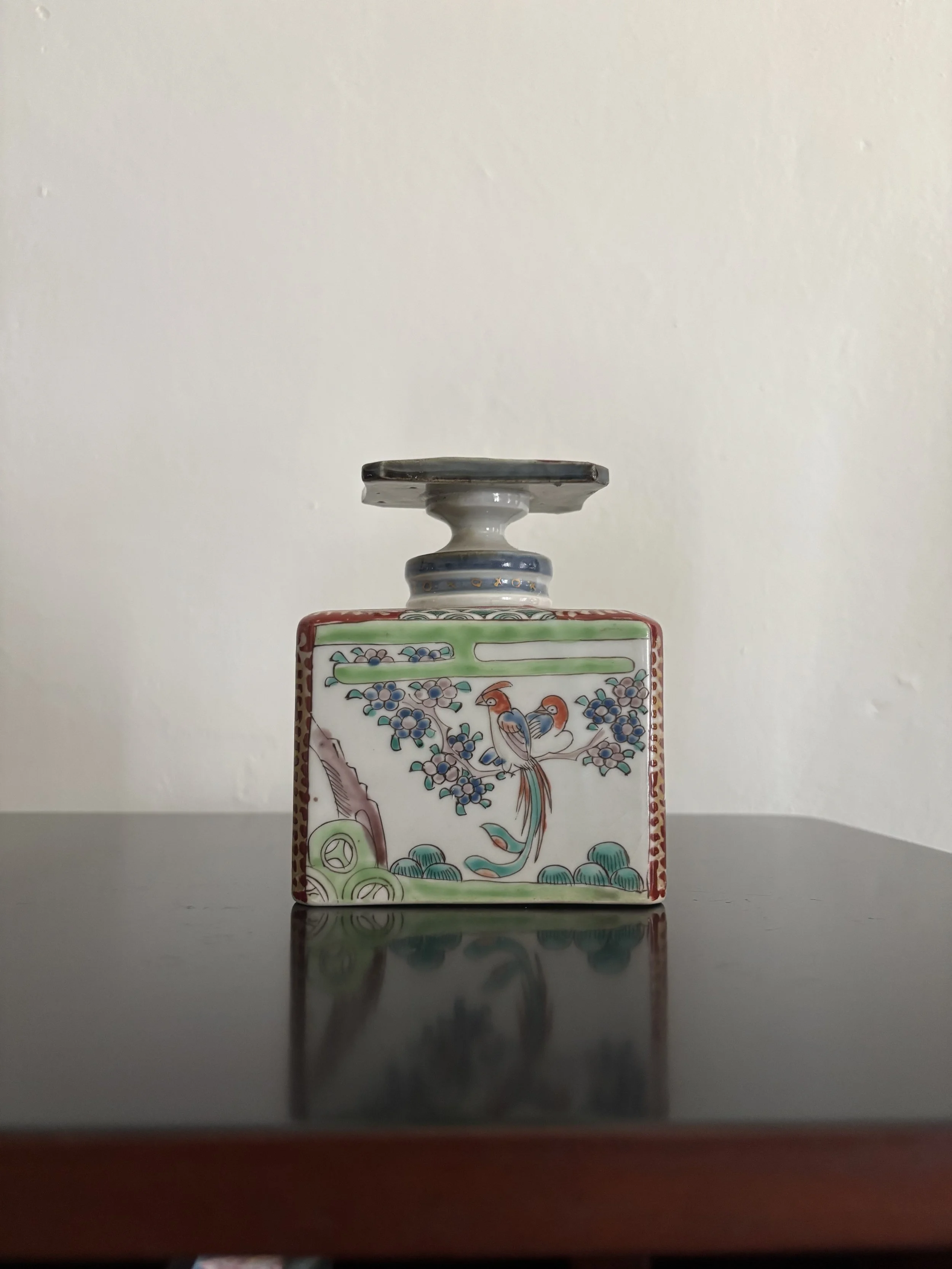 Japanese Arita porcelain bottle