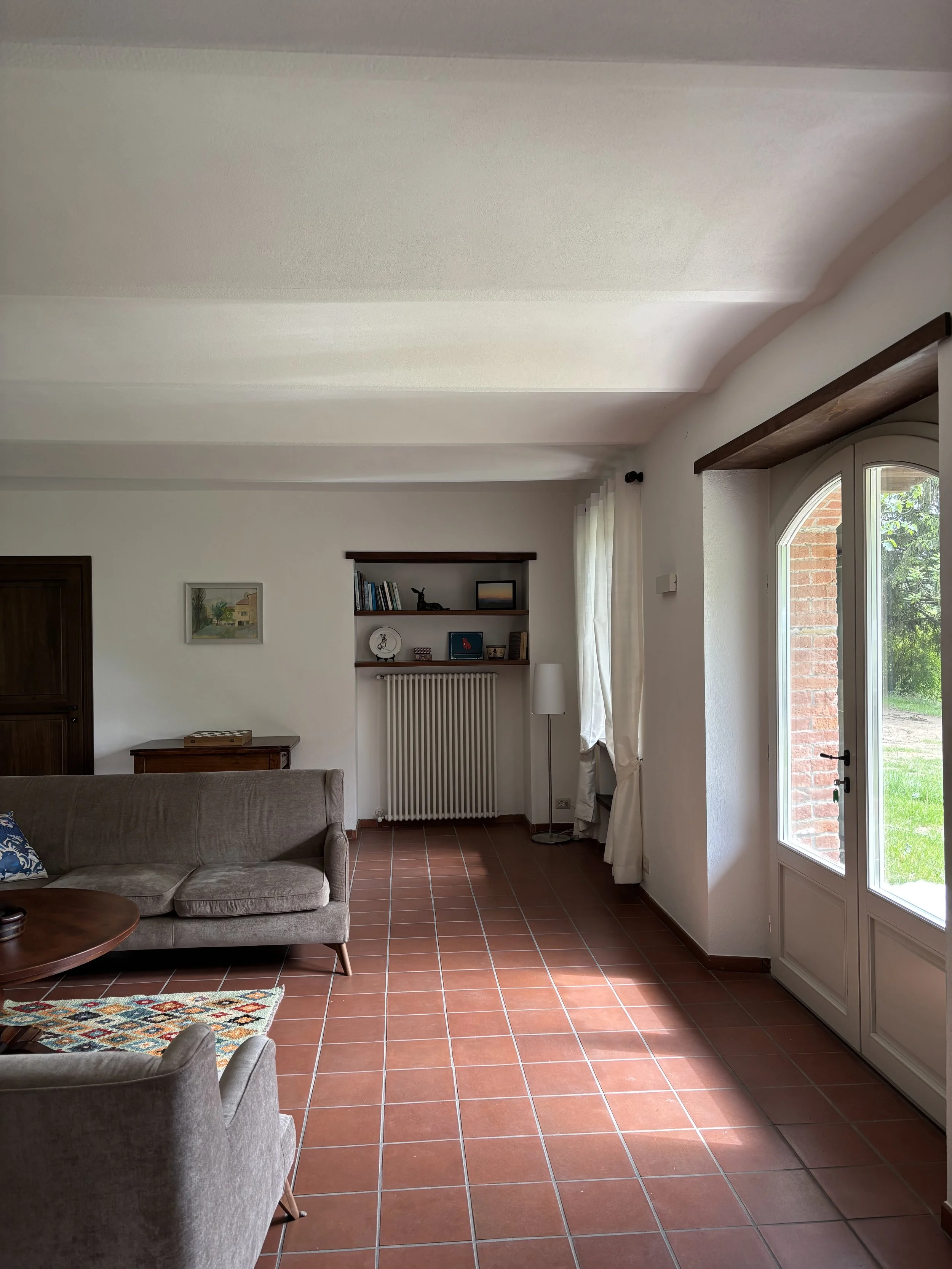 Living room cascina borine