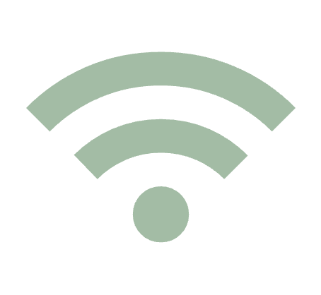 Wi-Fi signal icon with three bars and a dot at the bottom