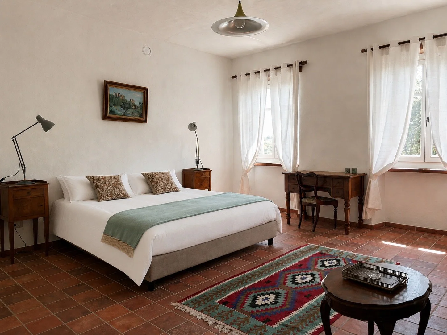 Traditional Piemontese bedroom