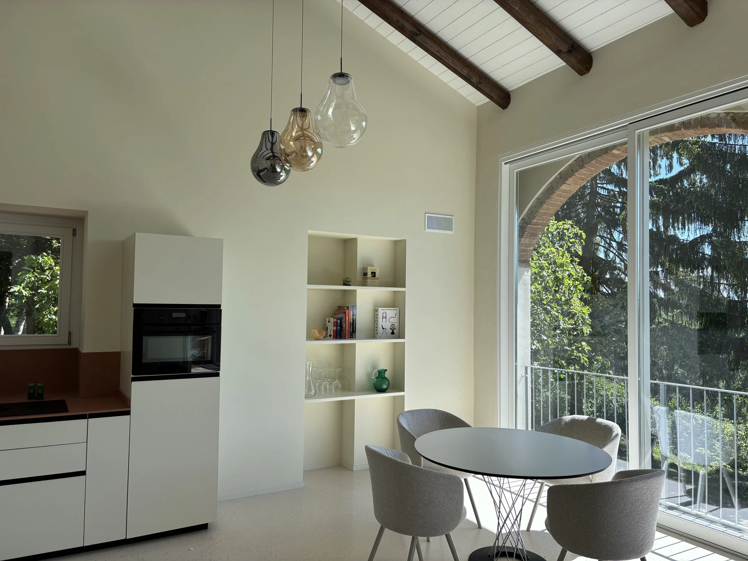 Dining area modern loft