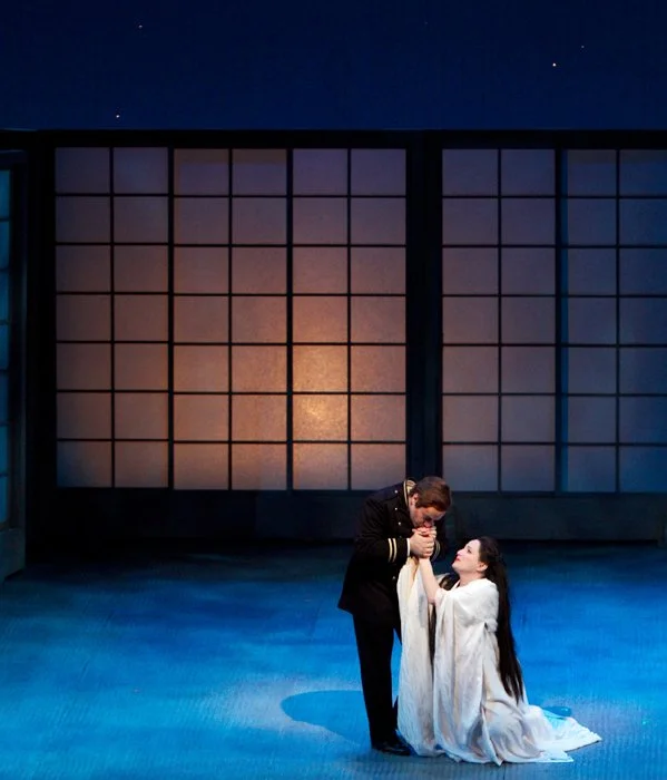 Stefano Secco (Pinkerton) and Patricia Racette (Cio-Cio-San) in Puccini’s Madama Butterfly, 2012 © Alan Alabastro