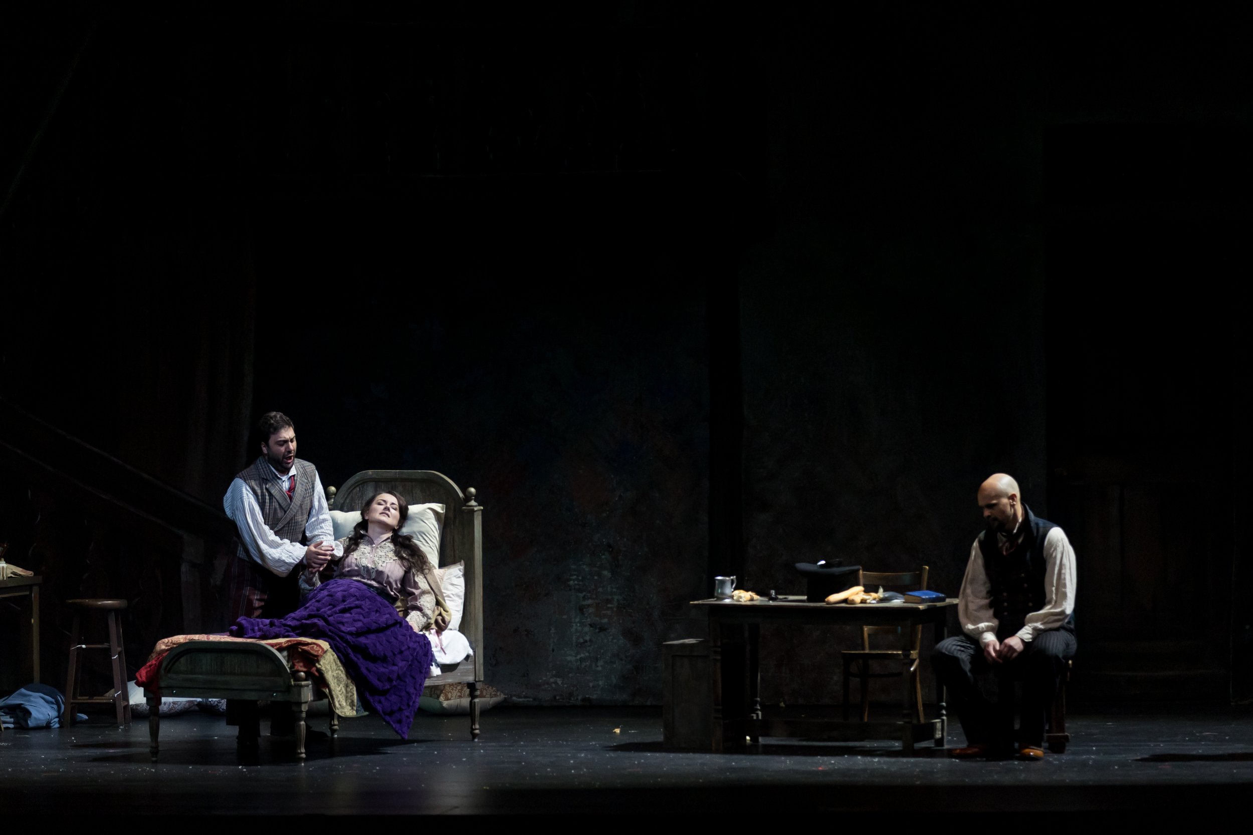 Anita Hartig in Palm Beach Opera’s production of Puccini’s La Boheme. 

