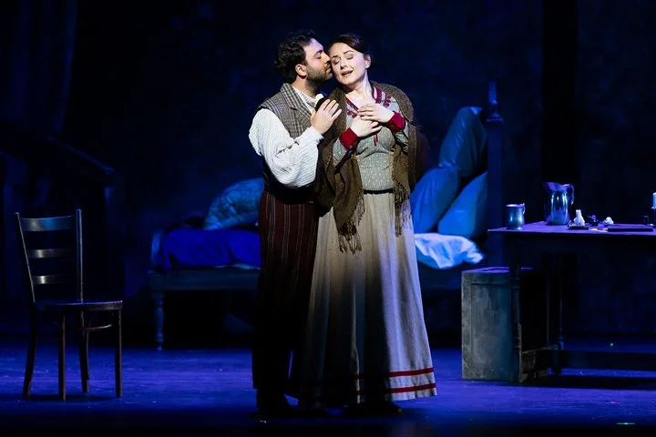 Anita Hartig and Liparit Avetisyan star in Palm Beach Opera’s production of Puccini’s La Boheme, performed at the Kravis Center.
