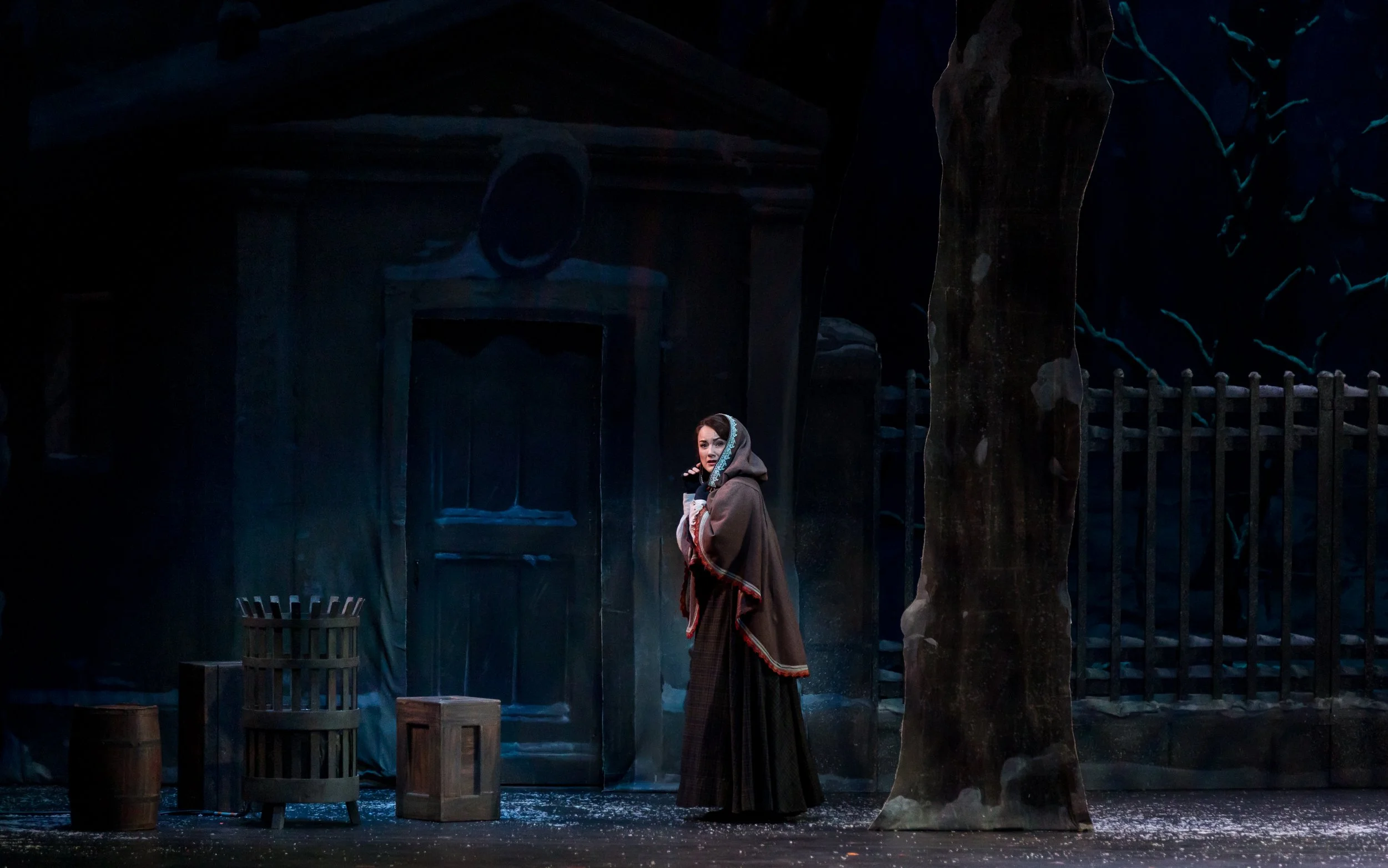 Anita Hartig in Palm Beach Opera’s production of Puccini’s La Boheme. 

