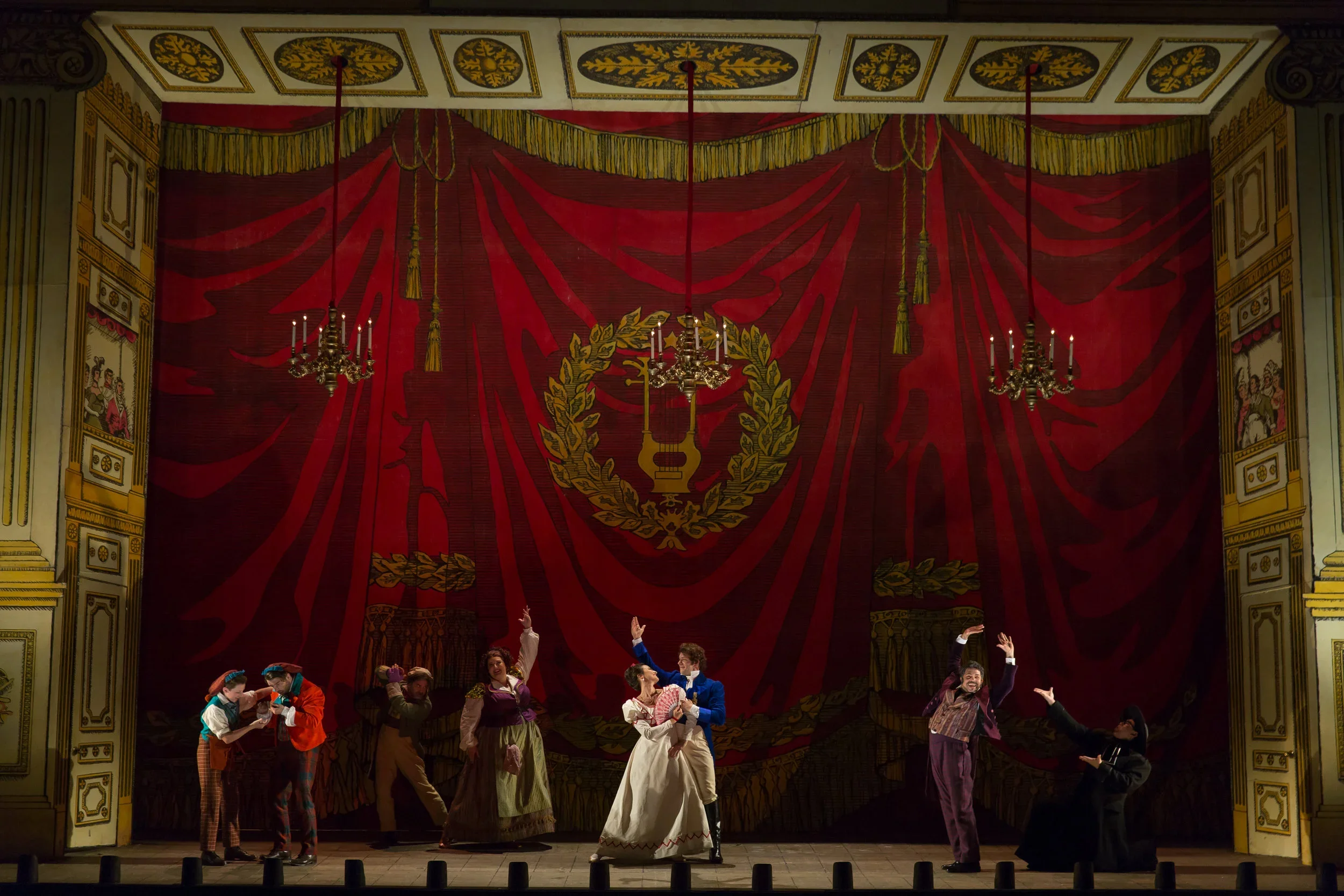 WNO's The Barber of Seville Gay Finale. Photo by Scott Suchman; courtesy of Washington National Opera.