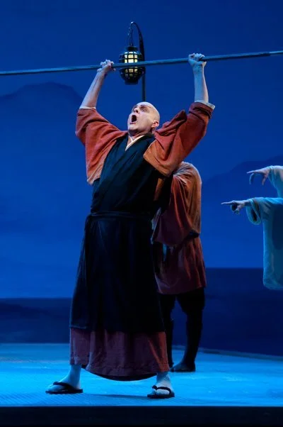 Michael Devlin (the Bonze) in Puccini’s Madama Butterfly, 2012 © Elise Bakketun