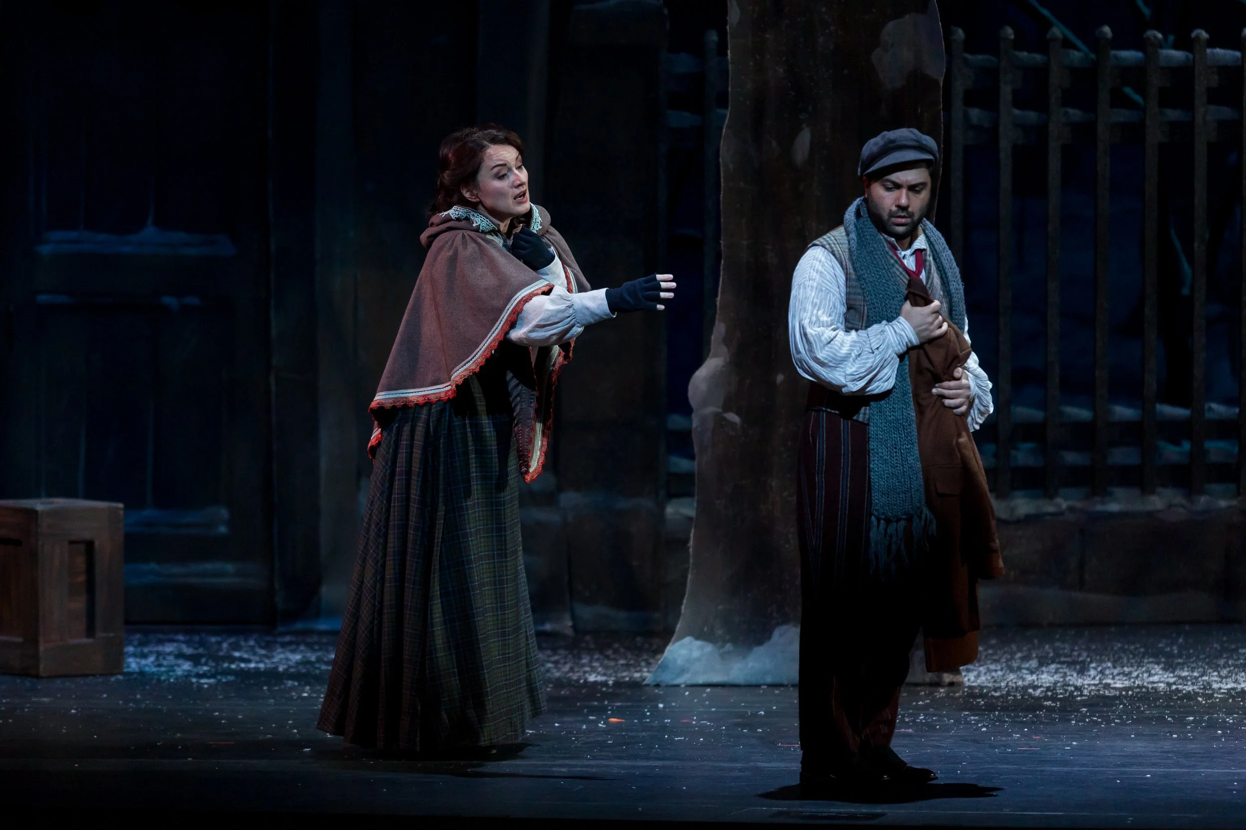 Anita Hartig in Palm Beach Opera’s production of Puccini’s La Boheme. 
