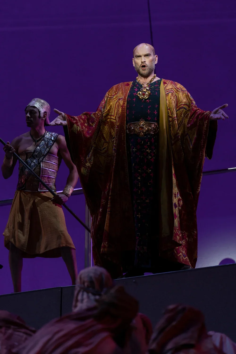 Philistine Govenor Ambimélech (Tómas Tómasson).  Photos by Scott Suchman; courtesy of Washington National Opera.

