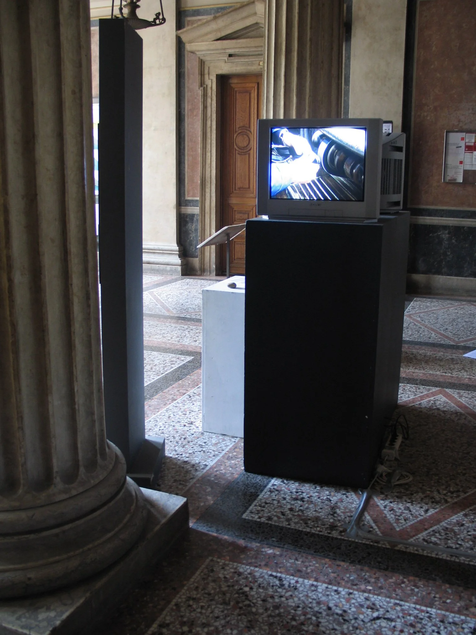 Taline Kechichian: ARMENIAN SHOEMAKER IN VIENNA, 2007. Single Channel Video, loop, sound.Academy of Fine Arts Vienna, Austria
