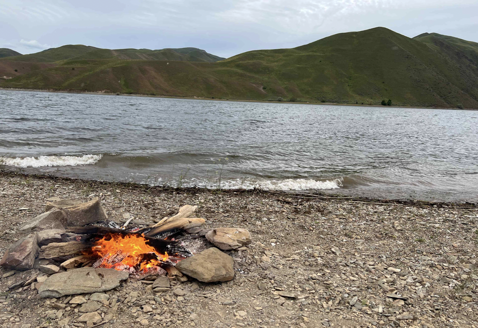 Camping at Arrow Rock Reservoir Boise