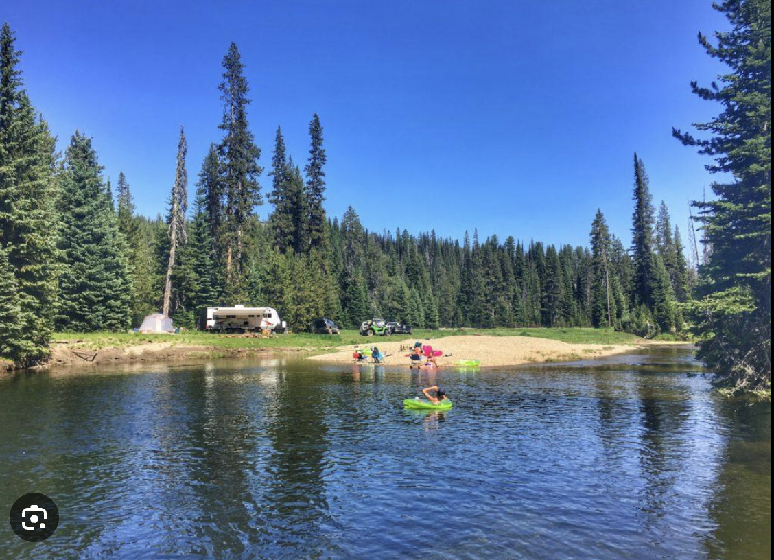 North Beach Campground McCall Idaho