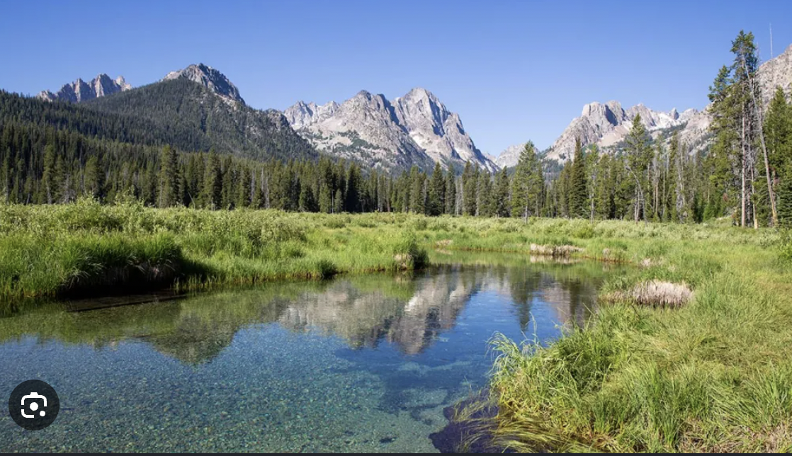 Camping at Redfish Lake Stanley Idaho