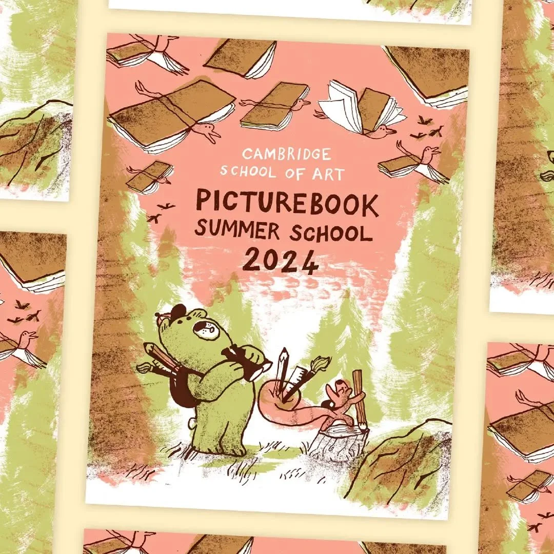 Feeling very thankful that I was asked to create the visual identity for @csapicturebooksummerschool 2024 ✏💛

Making two characters that represent both groups of students joining the Summer School was a real treat. I love their little journey throug