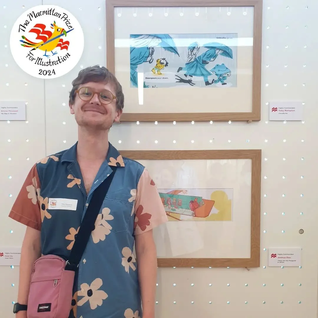 Happy to hear that my book Cloudburst has been highly commended at the @macmillankidsuk prize for illustration 2024 😊🌧🌈

It was great seeing lots of familiar faces from @csacbi at the awards ceremony yesterday as well as catching up with my amazin