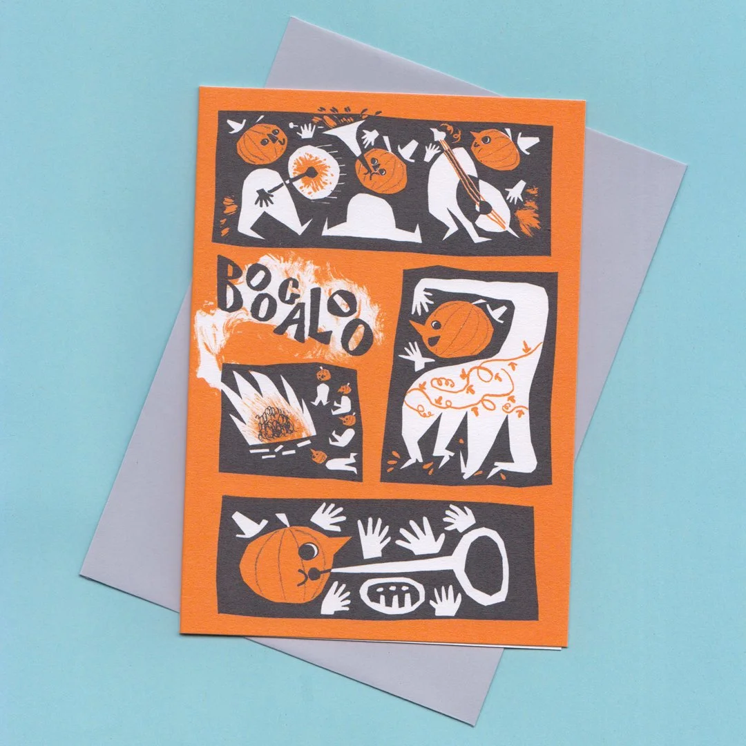 Boogaloo, A6 greetings card