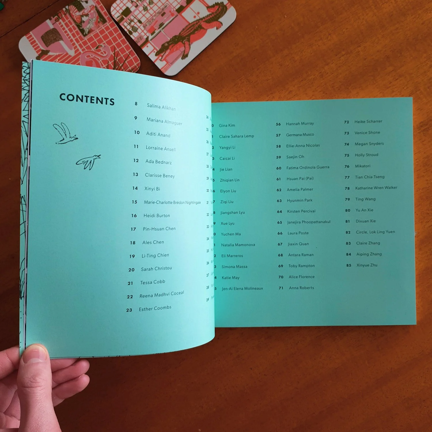 Spot illustration, contents