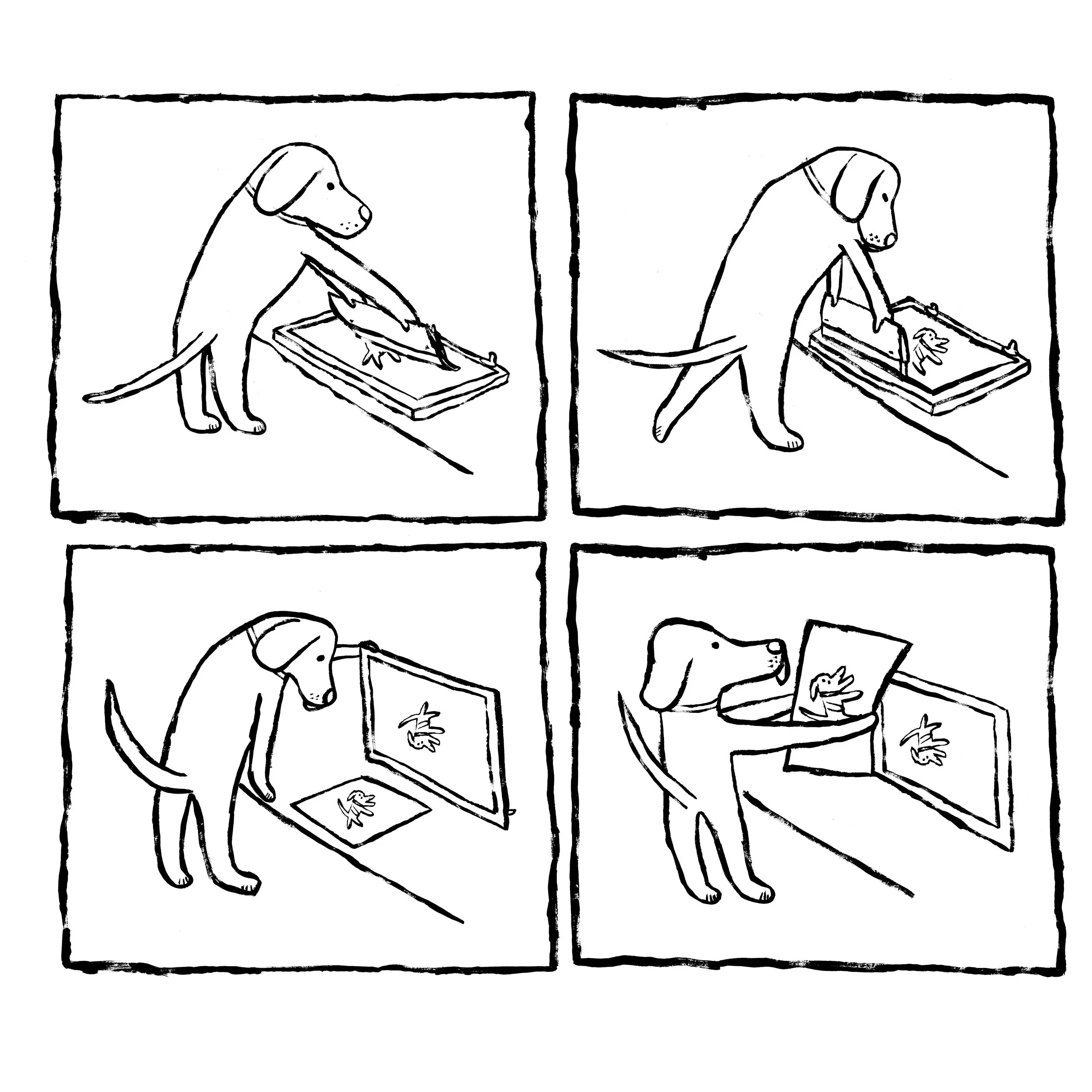 Squeegee the studio dog, 3