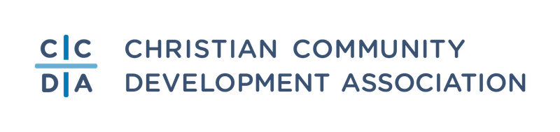 Logo of Christian Community Development Association with the initials 'C C D A' and full name.
