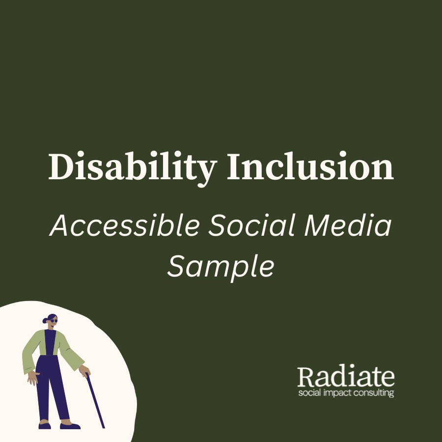 Accessible Social Media Sample