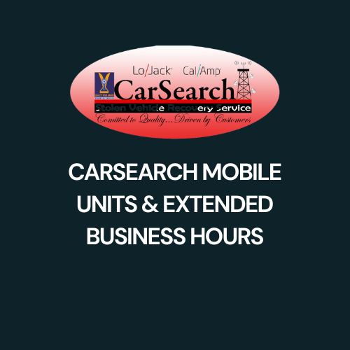 EXTENDED HOURS AND CARSEARCH MOBILE UNITS