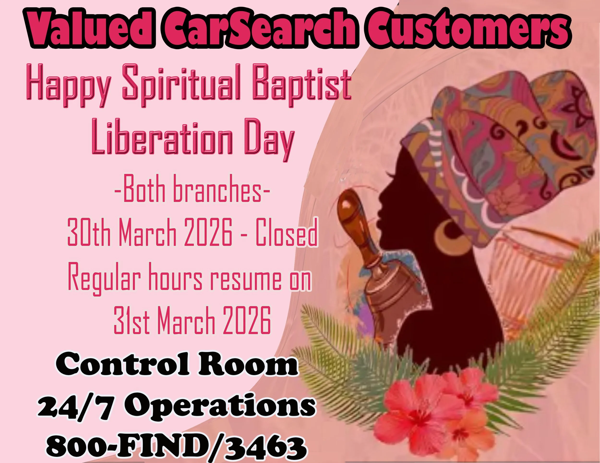 Happy Spiritual Baptist Liberation Day