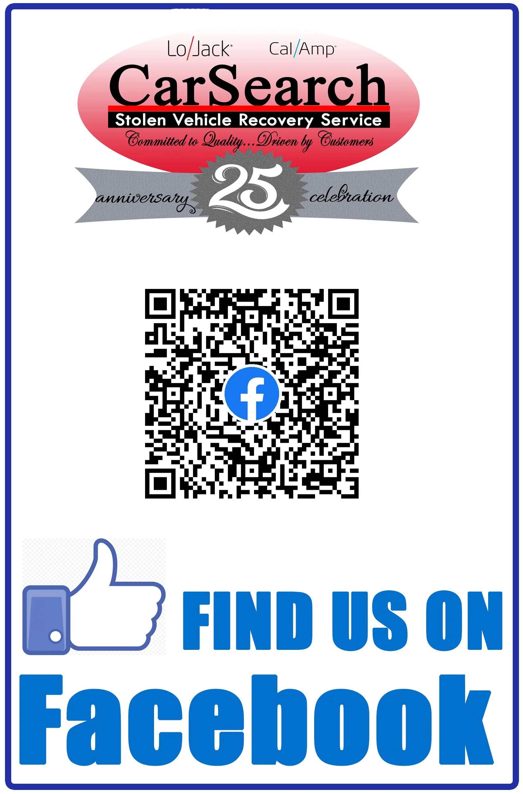 Find us on Facebook