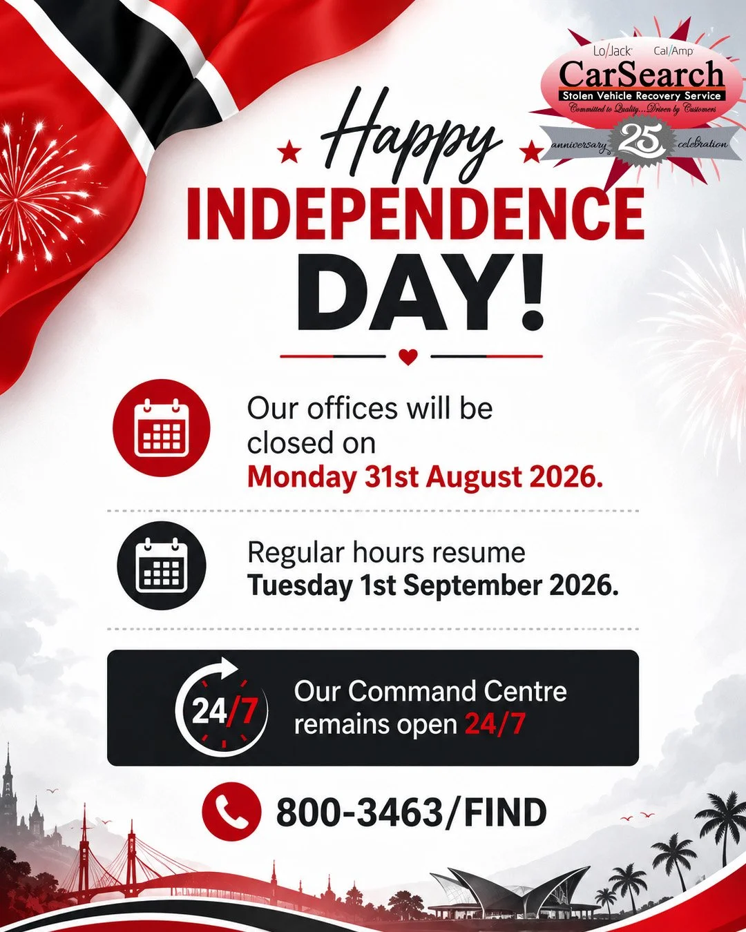 Happy 64th Independence Day T&amp;T