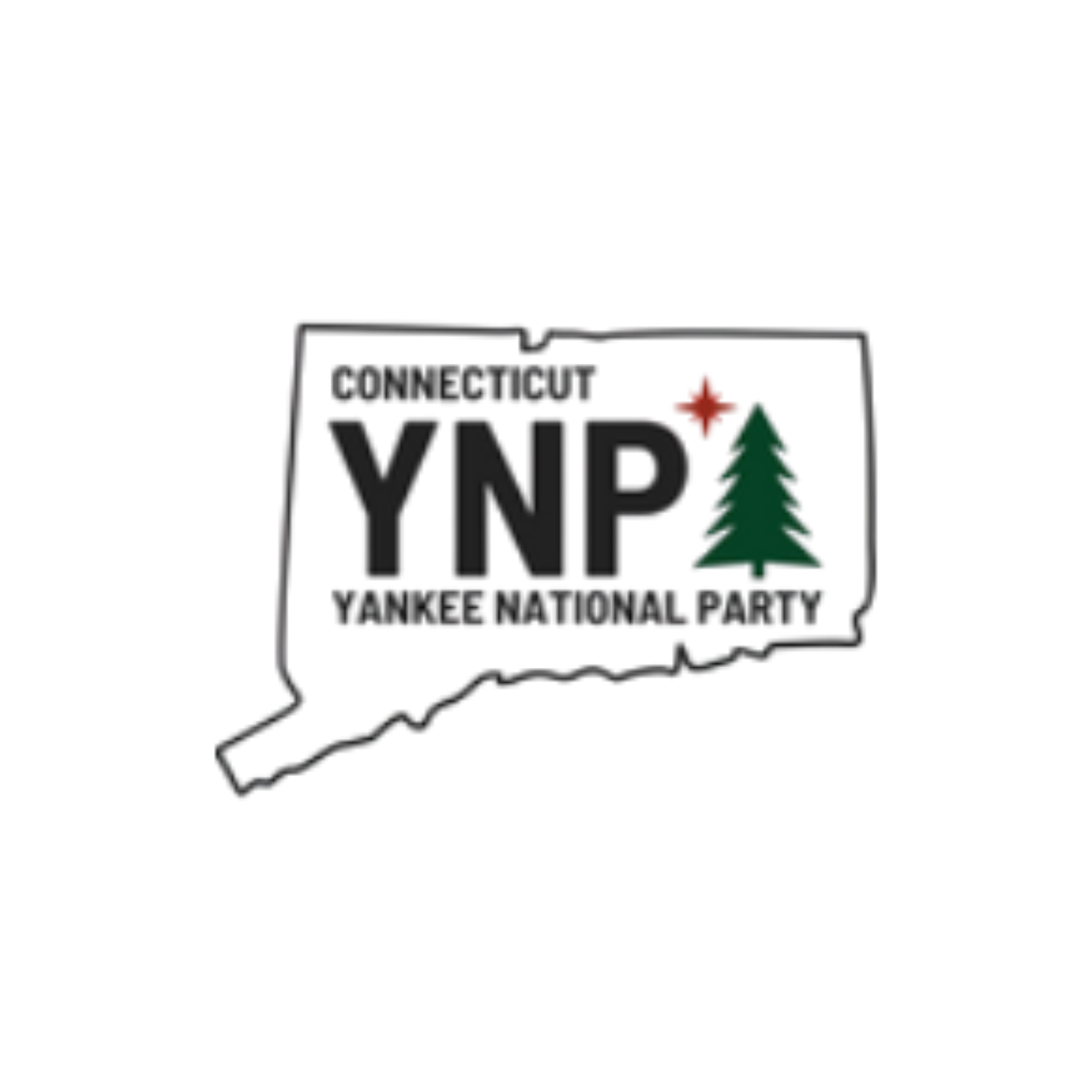 Christmas graphic with a Christmas tree and a snowflake on a black background