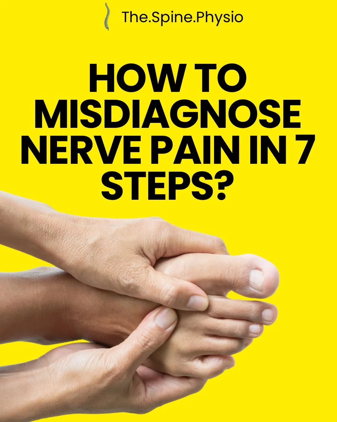 🚫7 COMMON MISTAKES WITH ASSESSING NERVE PAIN

1. If YOU and/ or THE PATIENT want to believe it is!
2. You don&rsquo;t rely on anatomy
3. You don&rsquo;t differentiate with muscle pain properly
4. Your patient doesn&rsquo;t relax enough
5. You don&rs