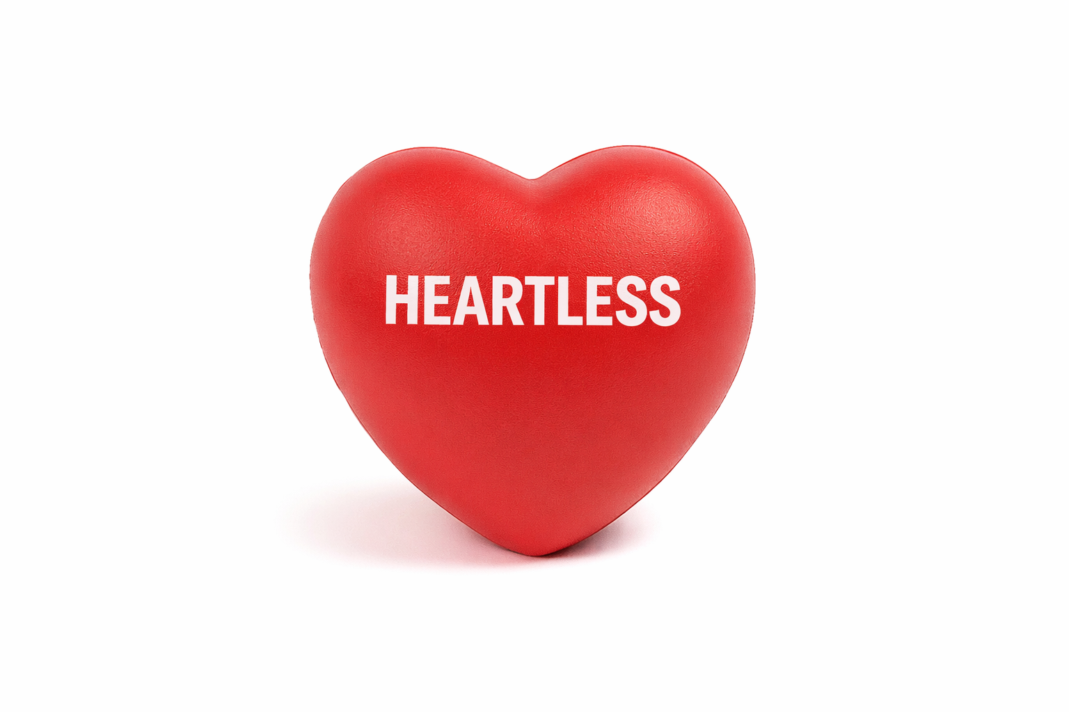Heartless Stress Ball Red