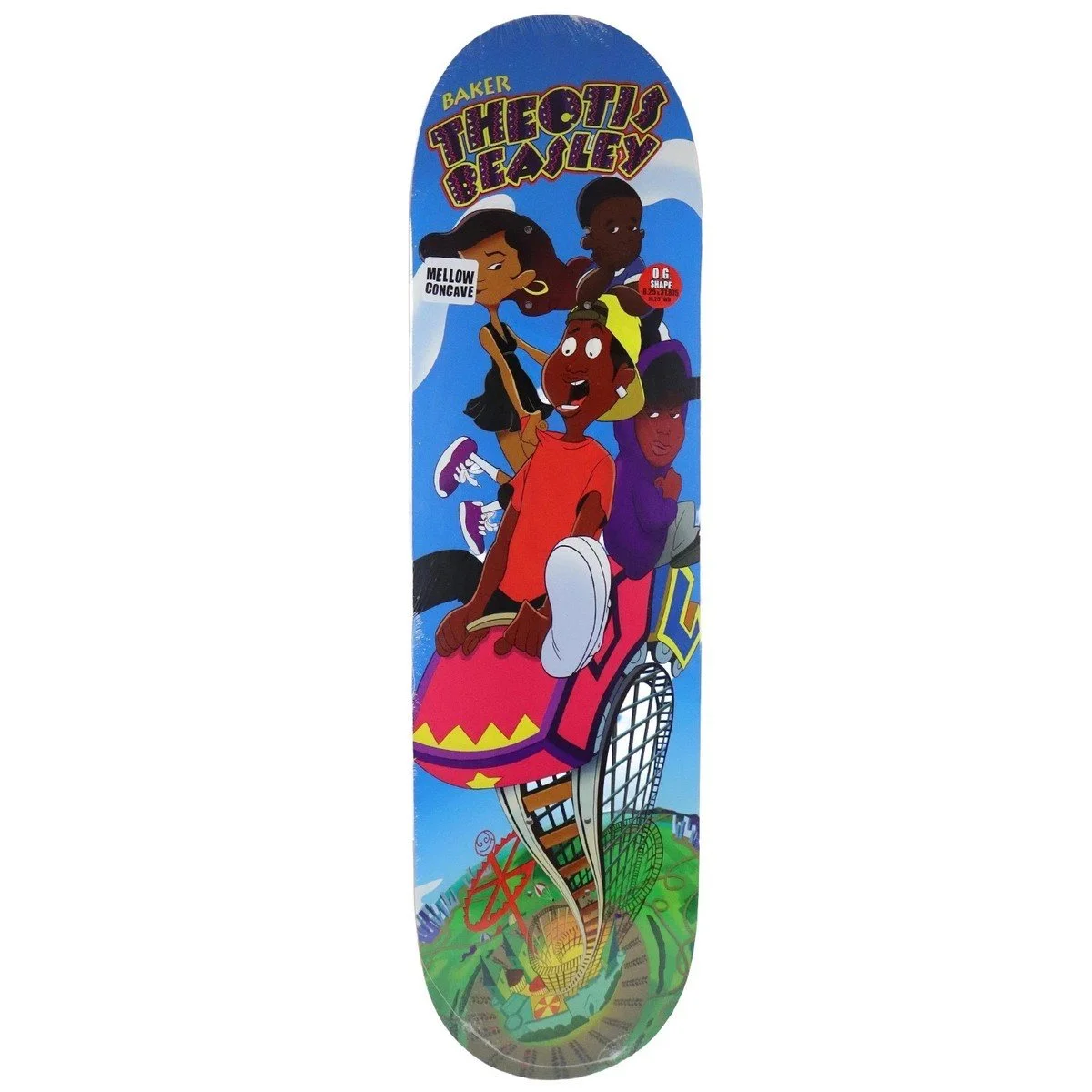 Baker Theotis Beasley Roller Coaster Deck 8.25