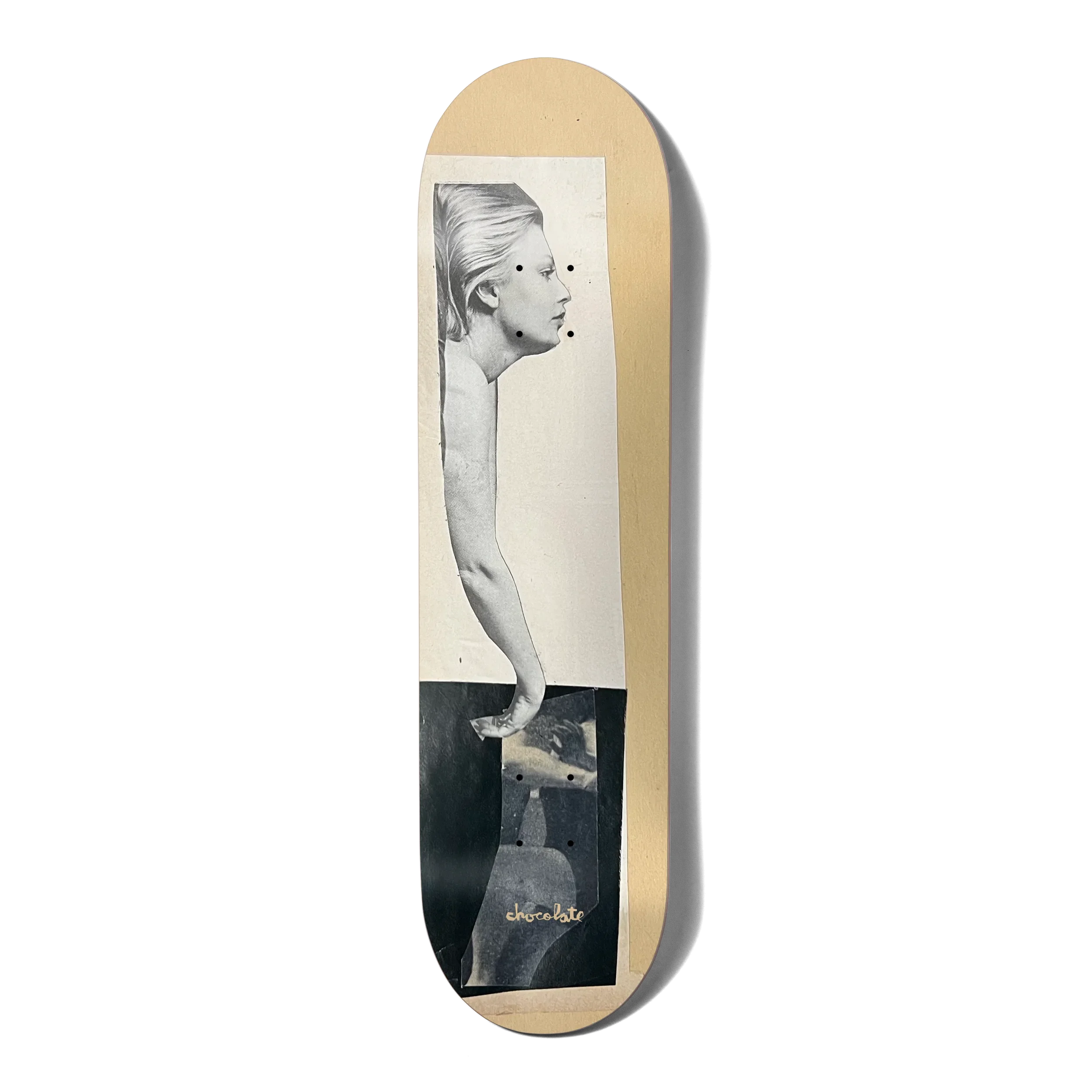 Chocolate Drucollage Faces Kenny Anderson Deck 8.0