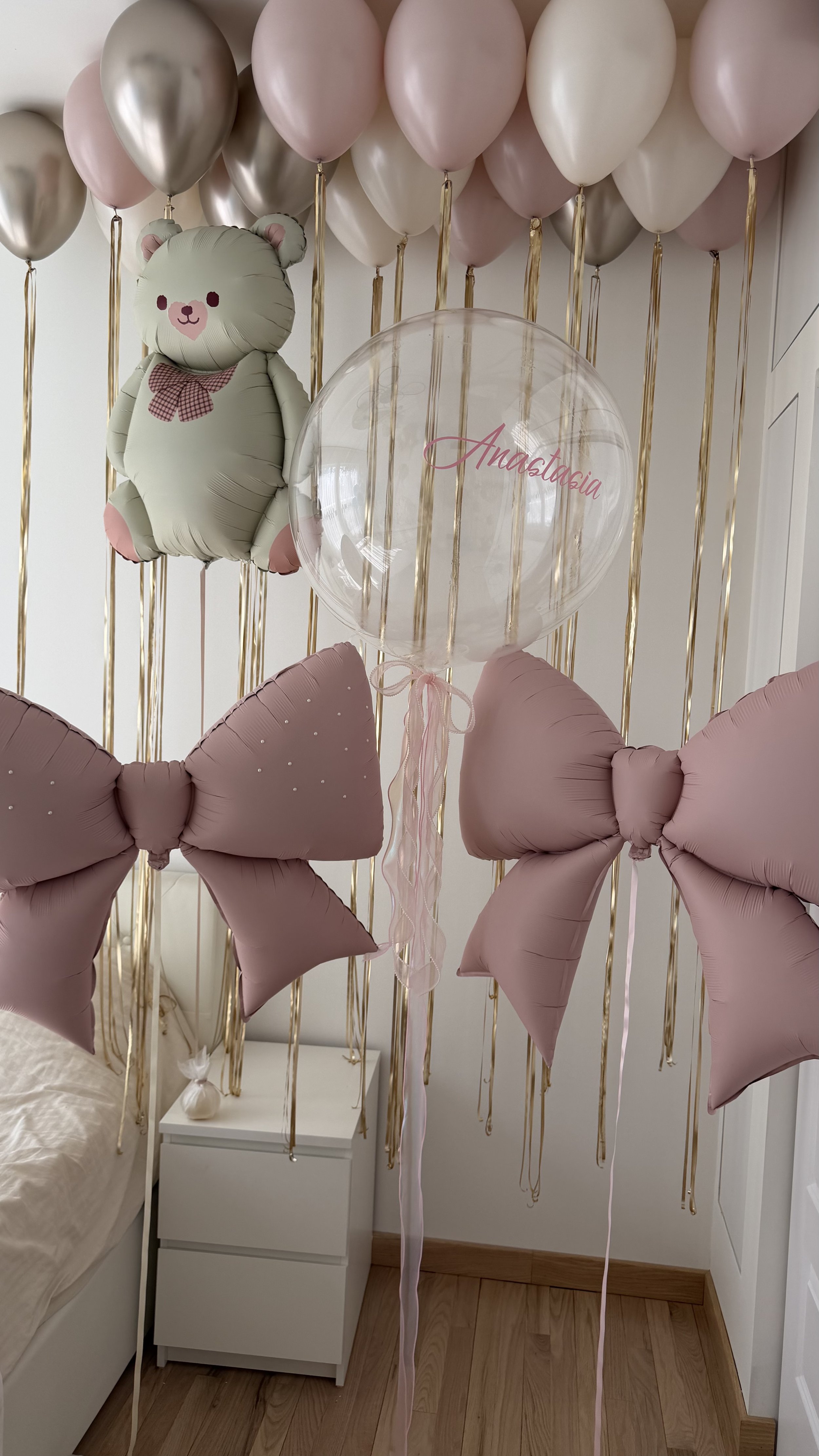 Luxury Bow Balloon Set