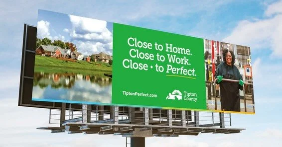 Hemline put Tipton County on the map with a destination brand built to attract new residents as well as regional developers. Tipton Perfect targeted two very different audiences with one cohesive identity. The campaign launched across multiple platfo
