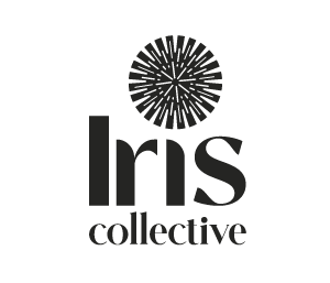 Iris Collective logo with stylized flower and text