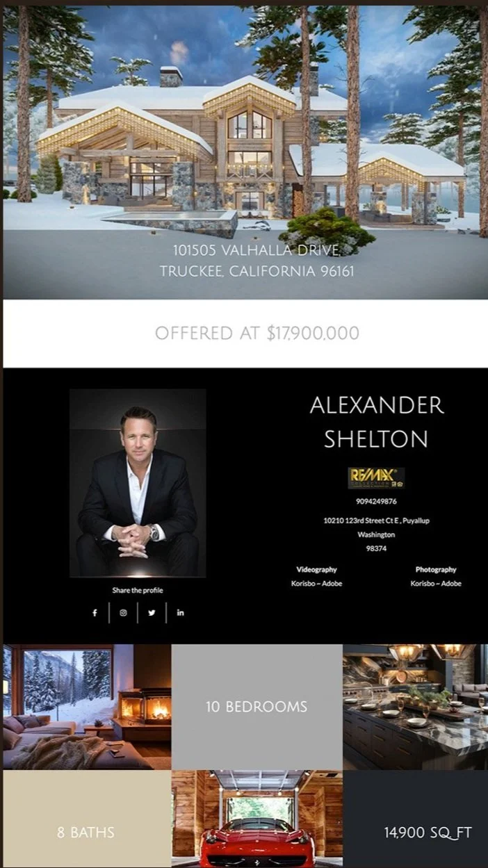 Realty Interface website page