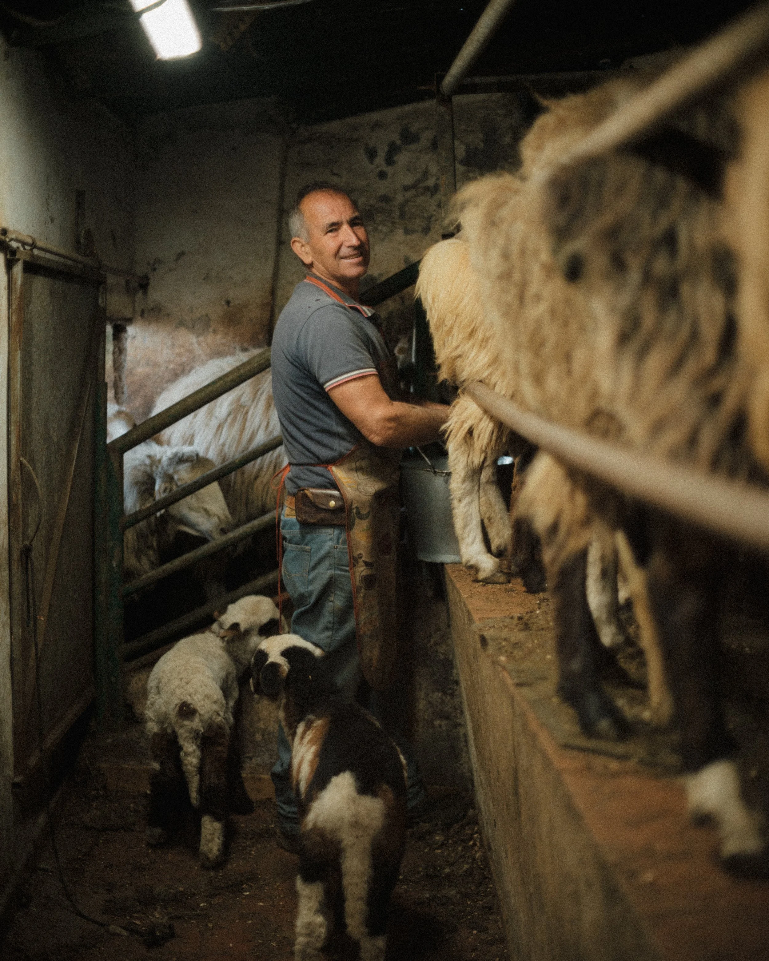 Local shepherd, El Hierro.