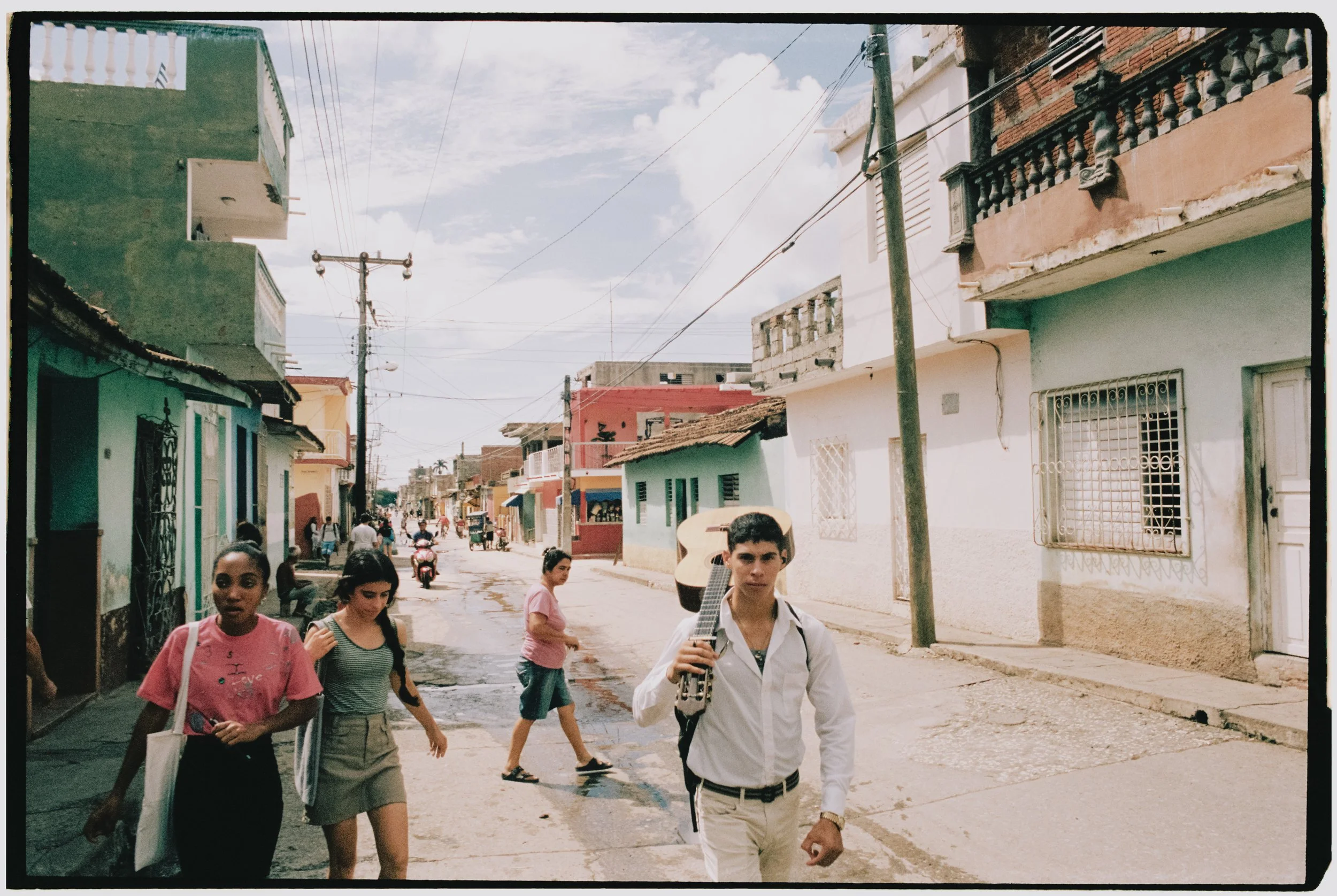 Youth in the streets of Trinidad, Cuba.