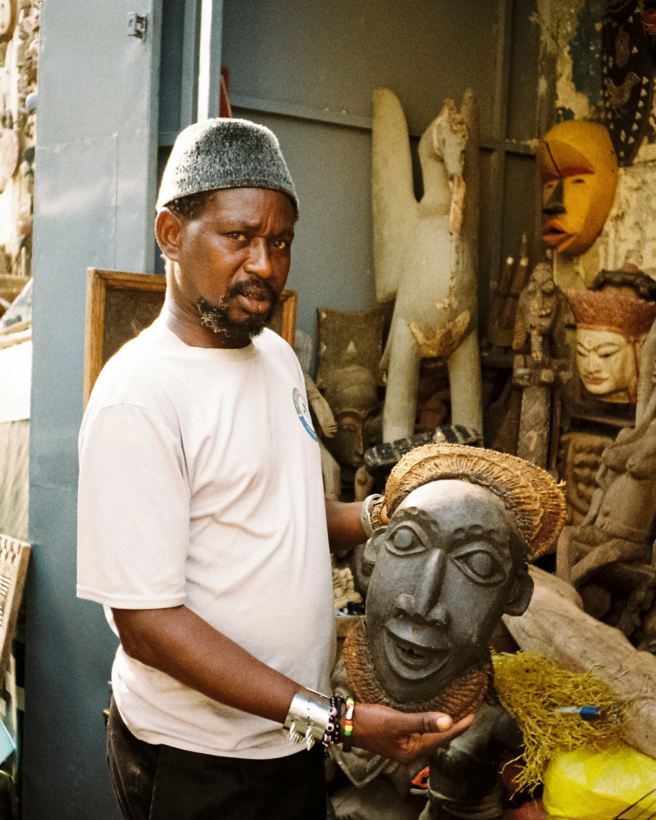 Merchant at Marché Légumes, Senegal.