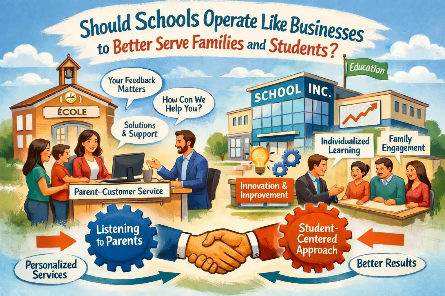 Latitude Bilingual pose la question de l'école gérée comme une entreprise au service des familles