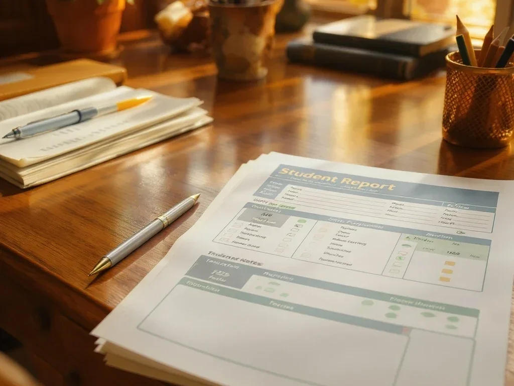 e-oLine 2.0 individual student tracking and automated report cards with DAN.e